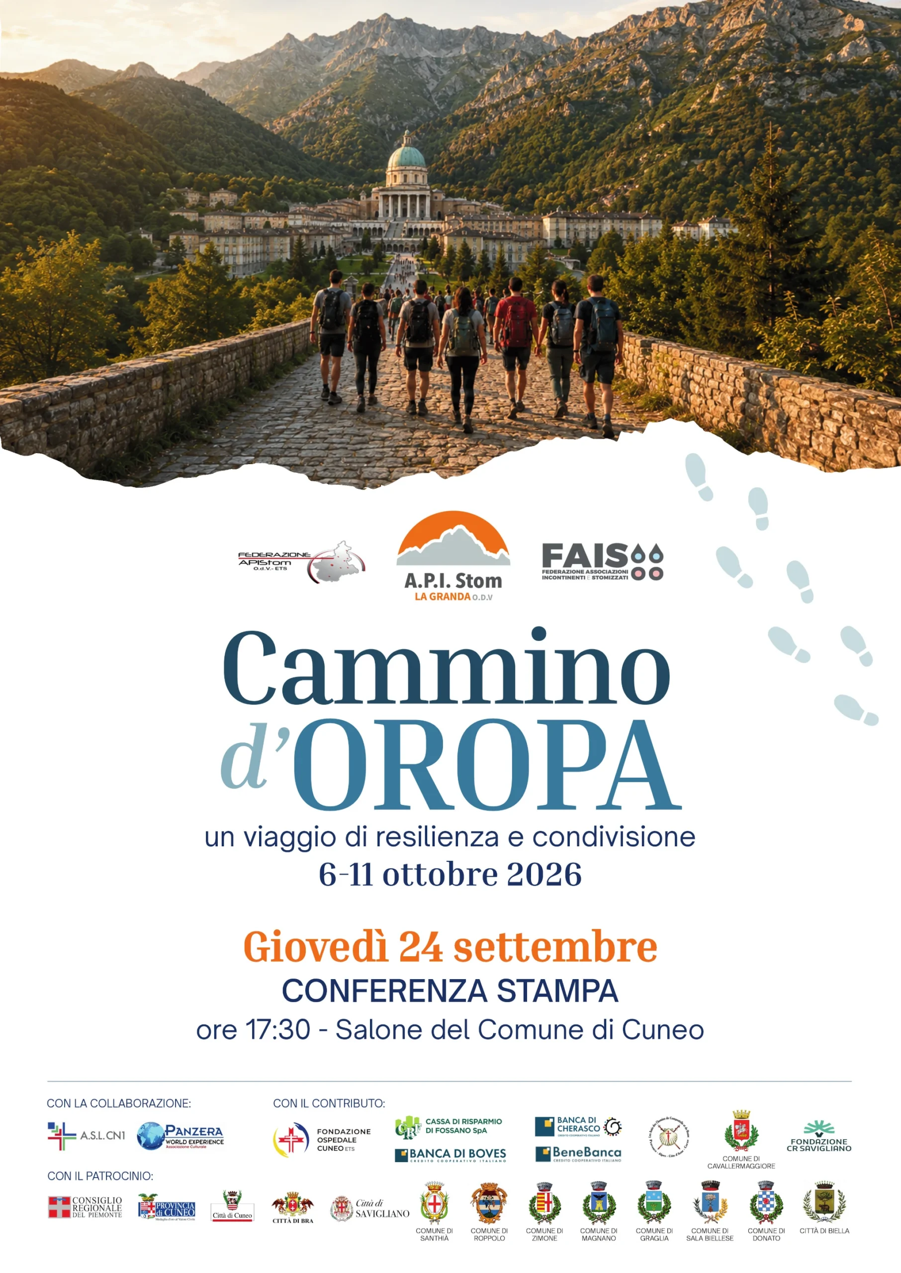 Arriva il cammino di Oropa